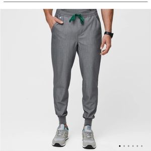 Figs Tansen Jogger Scrub Grey Drawstring Waist Pants Size Large